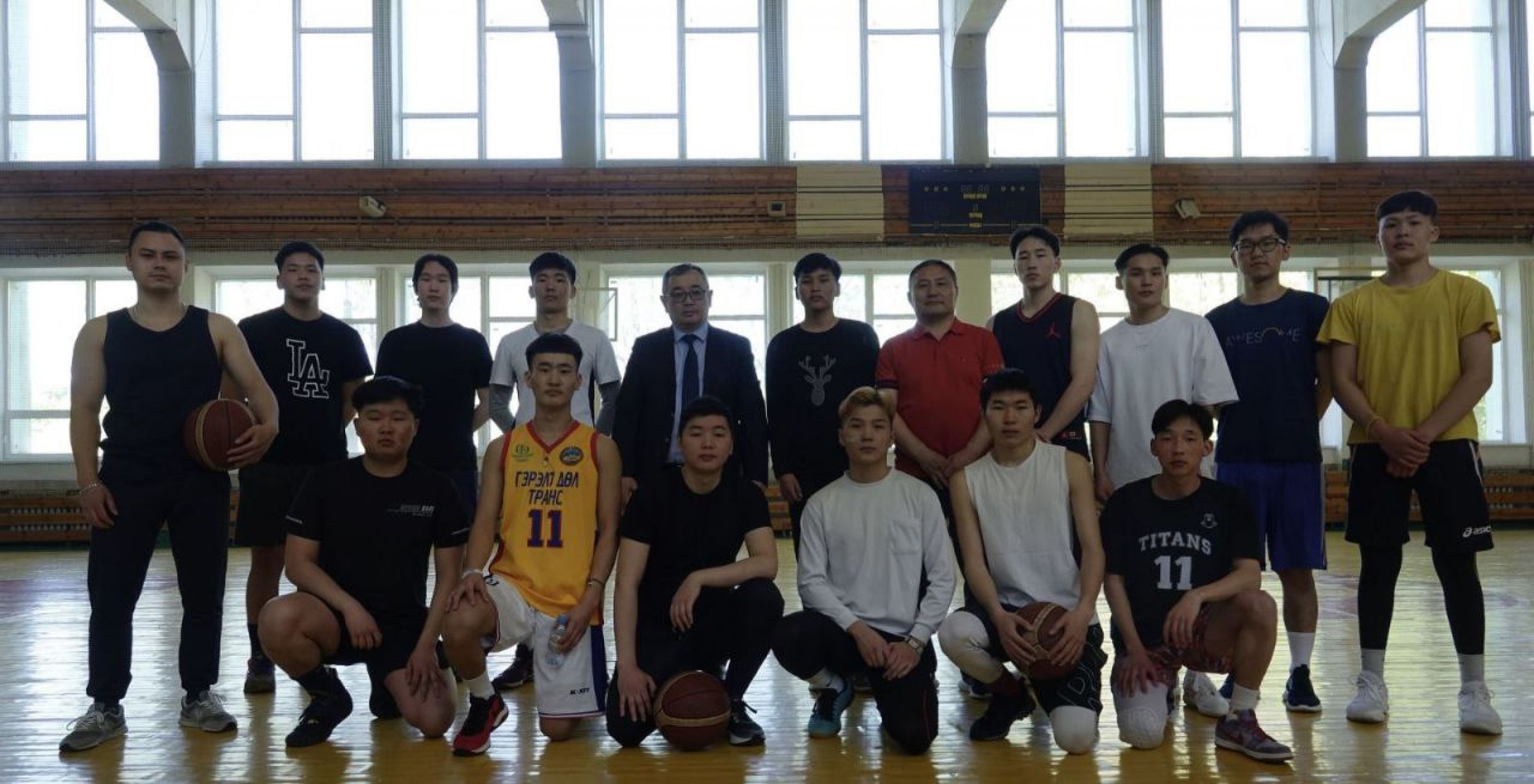 Турнир по баскетболу между студентами из Монголии и представителями посольства Монголии в Республике Беларусь